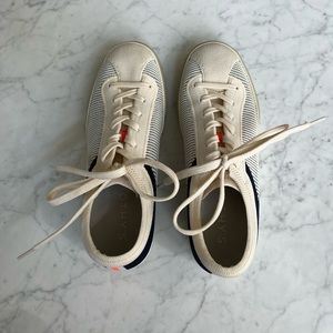 Rothy’s Lace Up sneaker (Classic Navy) - size 8 EUC